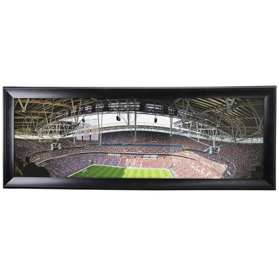 40 x 13.5 Panoramic Picture Frame for Wall Mount Use, 2-inch Profile, Pine Wood (Black) (01C4013BK)