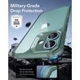 thumbnail image 3 of Funda de teléfono ESR Air Armor Series para iPhone 16, verde transparente, 3 of 7