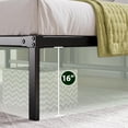 thumbnail image 5 of ZINUS Yelena 18 Inch Queen Metal Platform Bed Frame, Steel Slat Support, No Box Spring Needed, Eco Friendly WonderBox(TM) Packaging, Easy Assembly, Black, 5 of 5