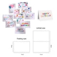 thumbnail image 2 of 10pcs Birthday Cards Happy Birthday Greeting Cards Birthday Gift Cards, 2 of 8