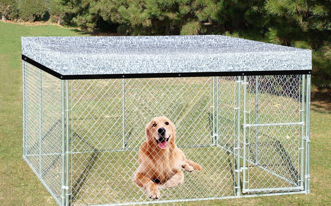 Agfabric Reflective Shade Cloth Cover for Dog kenel 7x6ft