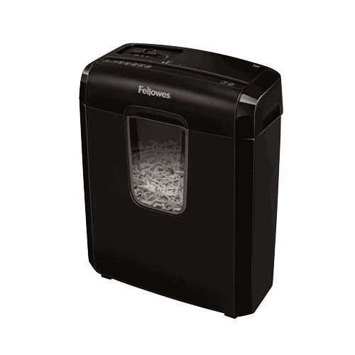 Fellowes Powershred 6C CrossCut Shredder, Black