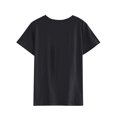 thumbnail image 3 of T-Shirt à Manches Courtes Imprimé Graphique Tigre Lettre Facile pour Femmes, 3 of 5