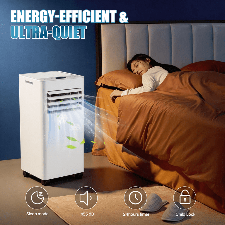 Aoxun 8000BTU Portable 3-in-1 Apartment Cooling Unit w Aoxun 8000BTU Portable 3-in-1 Apartment Cooling Unit w