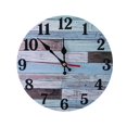 thumbnail image 1 of Britimes Reloj De Pared Redondo Elegante Reloj De Pared Redondo Vintage Reloj De Pared Vintage Sin Tictac Reloj De Pared Colgante Vintage Granja Reloj De Pared Decoración Del Hogar Para Sala De Estar Noticed HA026951-01, 1 of 7