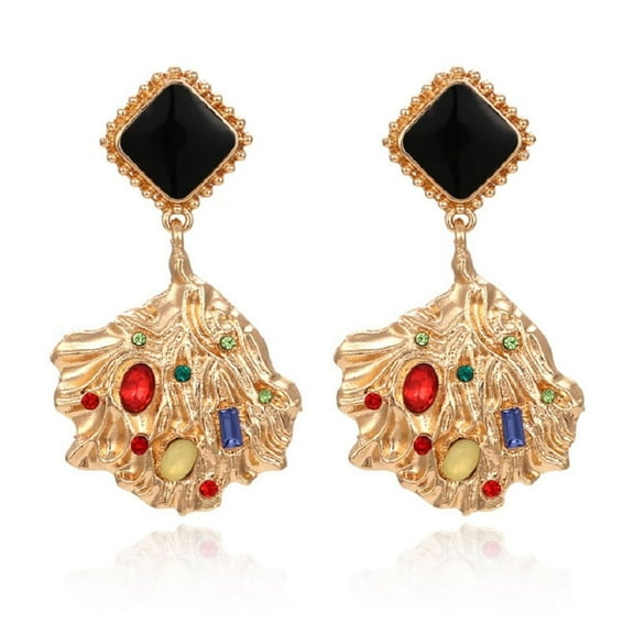 LongcreekX Leaf Statement Earrings for Women, Fall Leaf Earrings, Baroque Leaf Dangle Earrings Hypoallergenic, Bohemian Leaf Earrings Studs, Fall Maple Leaf Drop Earrings