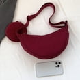 thumbnail image 4 of Bolso Mano Con Correa Ajustable para Mujer Bolso Media para Mujer (rojo), 4 of 9