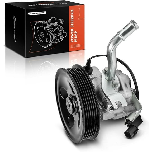 A-Premium Power Steering Pump with Pulley Compatible with Hyundai Genesis Coupe 2010-2013, 2.0L, Replace # 571002M000