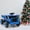 Blue, variant on Historyli Powered Ride Ons,12V Ride on Dump Truck with Remote Control,Electric Dump Bed & Shovel,Construction Vehicle Ride on Toy with Spring Suspension,Music,and LED Lights,White