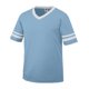 thumbnail image 1 of Maillot Adulto Manga Rayas AZUL CLARO/ BLANCO S Ropa deportiva Augusta 360, 1 of 1