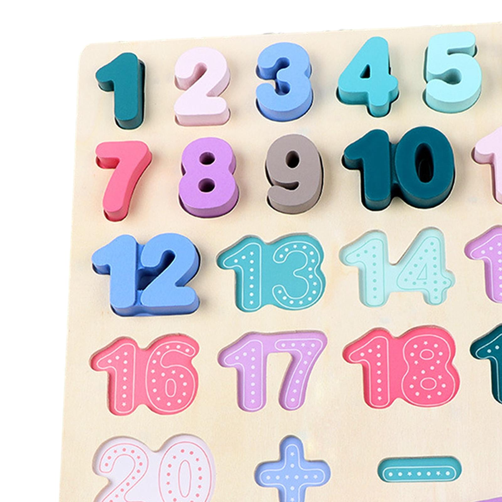 Rushawy Montessori Blocks Puzzle Early Education Toys for