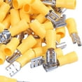 thumbnail image 2 of 40 conectores de terminal de cable a presión hembra aislados de 90 grados y 100 conectores de cable de crimpado de terminal de 24 A 12-10 AWG, 2 of 8