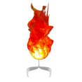 thumbnail image 2 of Adornos exquisitos de la bola de fuego flotante luminosa de la decoración del hogar de Halloween Wmkox8yii fhajkh2662, 2 of 5