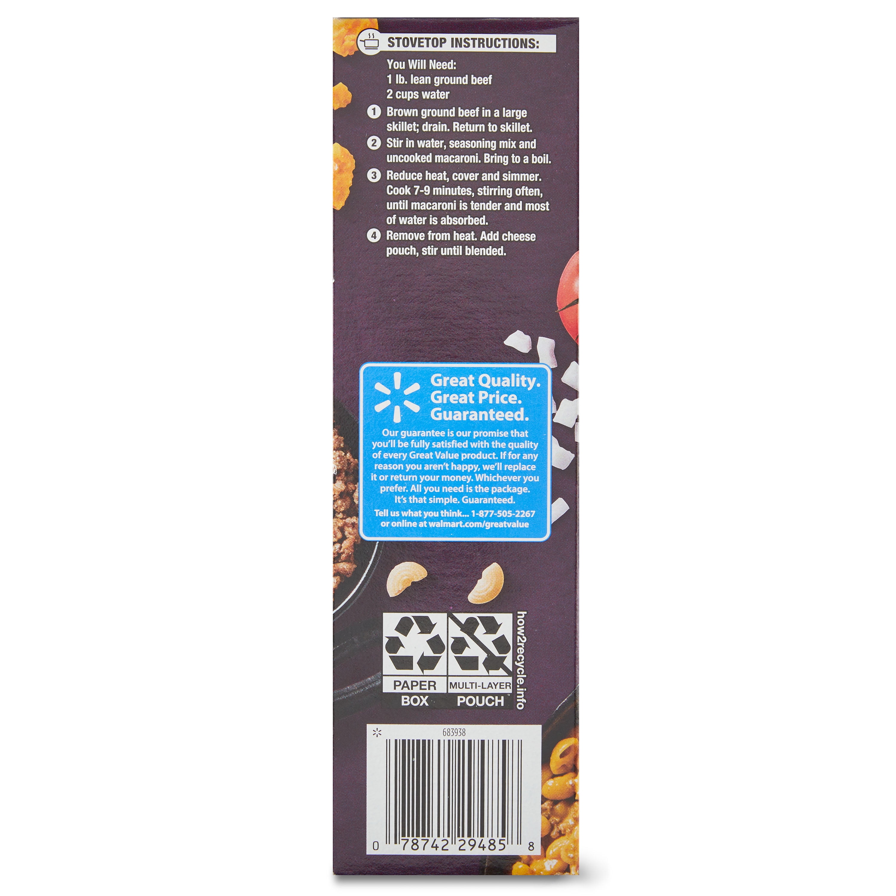 Great Value Gluten-Free Cheeseburger Dinner Kit, 12.8 oz