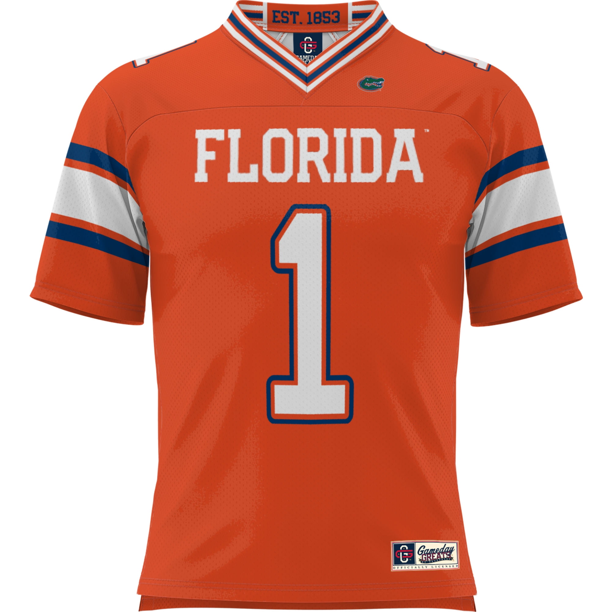 Men s GameDay Greats 1 Orange Florida Gators Football Jersey
