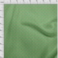 thumbnail image 4 of oneOone Georgette Viscose Green2 Fabric Asian Block Sewing Material Print Fabric By The Yard 42 Inch Wide, 4 of 4
