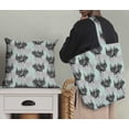 thumbnail image 5 of Soimoi Green Modal Satin Fabric Wolf & Landscape Nature Printed Craft Fabric by the Yard 42 Inch Wide, 5 of 5