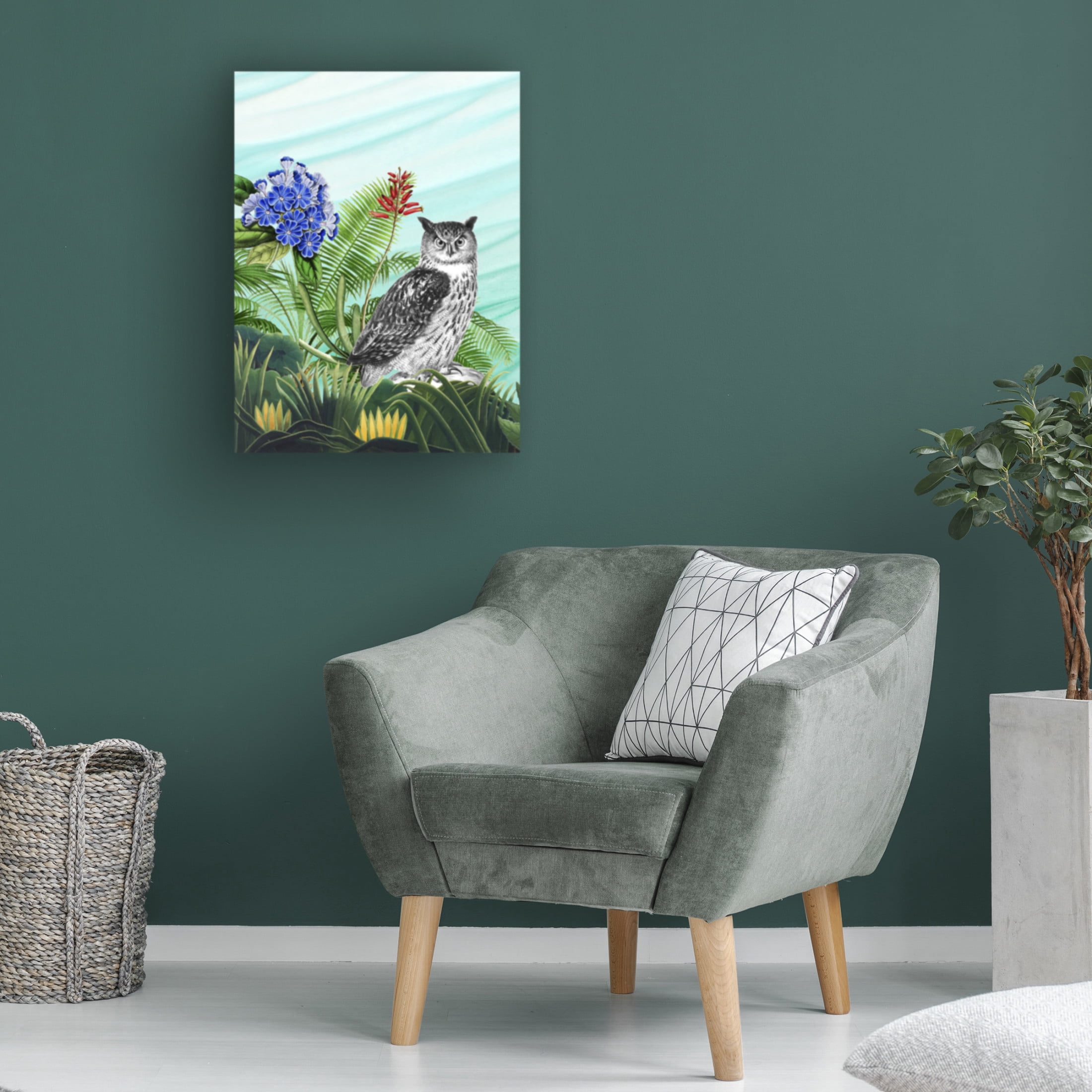 Trademark Fine Art Melissa Wang  Tropical Wave I Canvas Wall Art