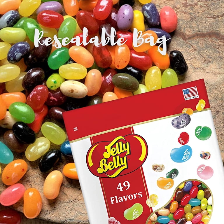 Jelly Belly 49 Assorted Jelly Bean Flavors 1.31 Pounds Resealable