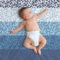 thumbnail image 3 of Yibo Watercolor Blue Waves Seamless Pattern Blanket Flannel Soft and Comfortable Anti-static Bed Sofa Blanket, 3 of 7