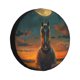 thumbnail image 1 of Balery Sunset Prairie Meditating Horse Cubiertas para Neumáticos - Protector Resistente para Neumáticos de Camioneta, SUV, Remolque, Camper y RV-17 inch, 1 of 6