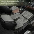 thumbnail image 4 of LAONNVIR Car Seat Covers Front Seat Fit for Kia Niro 2017-2025 Waterproof and Breathable Leather Automotive Seat Cushion Protector Black&Grey,Front Set(2 Seats), 4 of 8