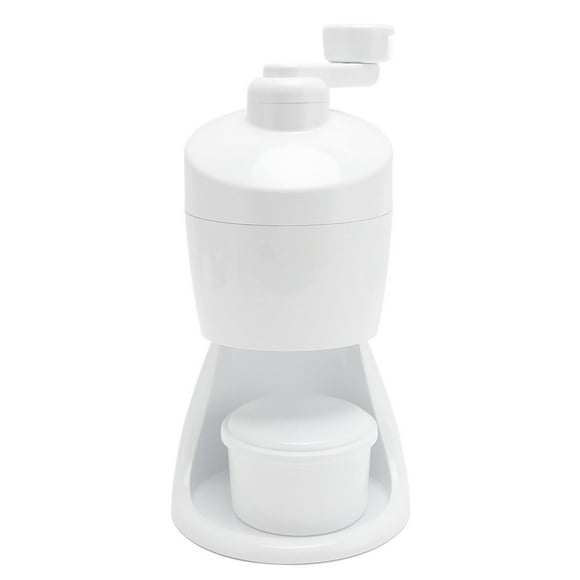 Ice Shaver, Multifunctional Snow Cone Machine 420 Stainless Steel Hand Cranked Ice Shaver Manual with Bowl for Home Outdoor Commercial Use