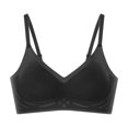 thumbnail image 2 of Ashirexll Bras for Women No Underwire, Plus Size Bras, Solid Color Push Up Bra Wireless Breathable Everyday, 2 of 3
