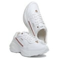 thumbnail image 5 of Guess Viterbo Men's Chunky Sole Lace Up Sneakers In White Size 8, 5 of 6