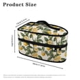 thumbnail image 6 of HELLHERO Lemon Leaf Pattern Travel Irons Carrying Organizer 11.8x6.69x5.5 In Lightweight Iron Accessories and Hair Styling Tool(Bag Only), 6 of 6