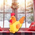 thumbnail image 4 of Rooster Plush Toy, Cute Chicken Stuffed Animal Hugging Pillow Plushie Doll Birthday Gift, 4 of 8
