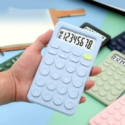 Antqov Standard Calculator 8 Digit with Large Display & Round Button Candy Color Calculator Portable for Office Home School, Home Accessories