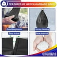 thumbnail image 3 of Small Garbage Bags for Bathroom Can 5 Liter Trash Bags 1.2 Gallon Waste Basket Liners for Bathroom Mini Trash Plastic Bags Black, 3 of 12