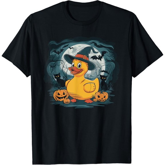 Velto Rubber Duck Witch Rubber Duckie Costume Party T-Shirt All Size S-5XL