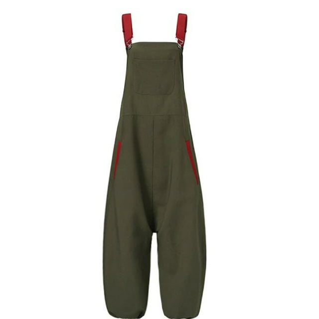 Pompotops Combinaison Décontractée pour Femmes Mode Dos Nu Pantalon Long Ample
