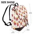 thumbnail image 2 of Easygdp Popcorn Mochila de Cuero para Mujeres, Bolso de Hombro, Bolsos de Mano de Moda para Trabajo y Viajes, 2 of 4