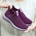 thumbnail image 7 of Junboys Lightweight Breathable Casual Sneakers for Women - Comfortable Tennis Shoes for Everyday Jogging Gym,Dark Purple 42, 7 of 7