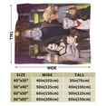 thumbnail image 3 of The Munsters Throw Blanket, All Season Decorative Soft Cozy Fleece Blankets, Room Decor For Bed Chair Car Sofa Couch Bedroom, 3 of 9