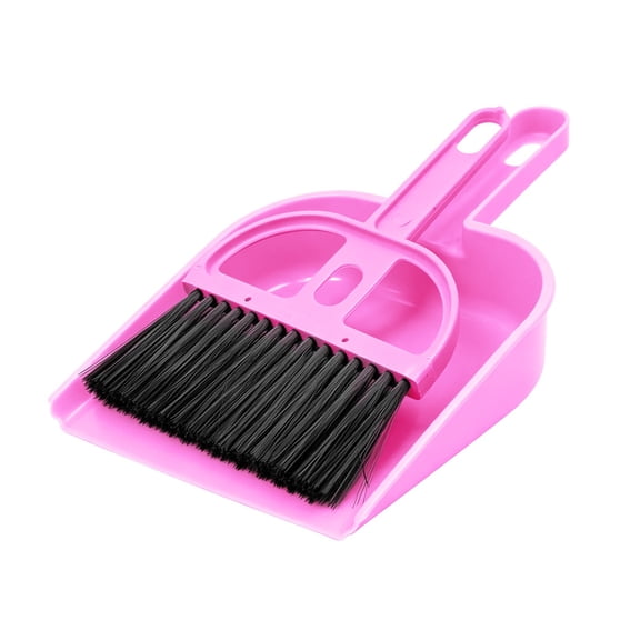 Small Dustpan And Brush Set,Portable Cleaning Brush And Dustpan Set,Small Hand Broom And Brush,Broom and Dustpan Set for Cleaning Home,Office,Countertop, Keyboard,Car and Pet Nest(Red)