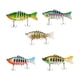 thumbnail image 2 of 5 piezas de pescado señuelos que se hunden para que se hundan de agua salada cebos de pesca de agua dulce con ganchos para salmón de perca de, 2 of 8