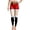 Red-2, variant on Kcolen Womens Novelty Print Leggings, High Waist Soft Stretch Tummy Control Yoga Pants, Holiday Themed Pattern, Christmas Gifts for Her, Winter Outfits