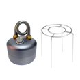 thumbnail image 2 of Quemador de alcohol, estufa de camping, pequeño quemador de alcohol portátil, estufa de alcohol para picnic, interior y exterior, hogar, barbacoa turí Plata, 2 of 8