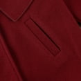 thumbnail image 6 of Qiylii Girls Jacket,Long Sleeve Solid Color Loose Bow Neck Side Pocket Outerwear, 6 of 9