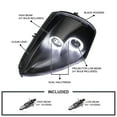 thumbnail image 3 of Spec-D Tuning Dual Halo Projector Black Headlights Compatible with 2000-2005 Mitsubishi Eclipse, Left + Right Pair Headlamps Assembly, 3 of 7