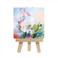 thumbnail image 5 of Juego de 28 Minipinceles para Lienzo Y Caballete, Lienzo de 4 x 4 Pulgadas, Lienzo Preestirado Mini Kit de Pintura, Fiesta de Pintura para Niños, 5 of 5