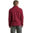 thumbnail image 3 of SLM Mens Polar Fleece Long Sleeve Full Zipper Zip Up Jacket Winter Turtleneck, 3 of 3