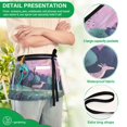 thumbnail image 4 of Yayeee Waist Apron with Pockets for Cooking Waterproof Half Server Aprons, Green Night Deer, 4 of 7