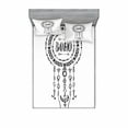 thumbnail image 2 of Tribal Bedding Set with Sheet & Covers, Minimalist Boho Style Form Folkloric Image, Printed Bedroom Decor 2 Shams, 4 Sizes, Black White, by Ambesonne, 2 of 3