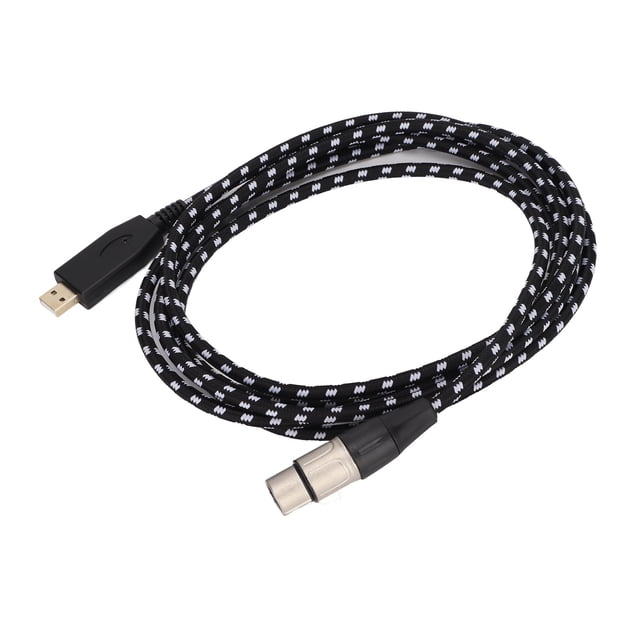 Mic Link Converter Cable, Professional USB Microphone Cable /9.8ft HS100B Chip Oxygen Free Copper For Karaoke For Instruments For Recording