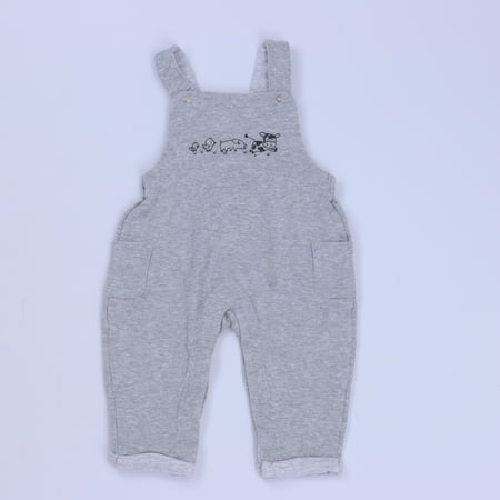 

Pre-owned Polarn O. Pyret Unisex Gray Overalls size: 4-6 Months